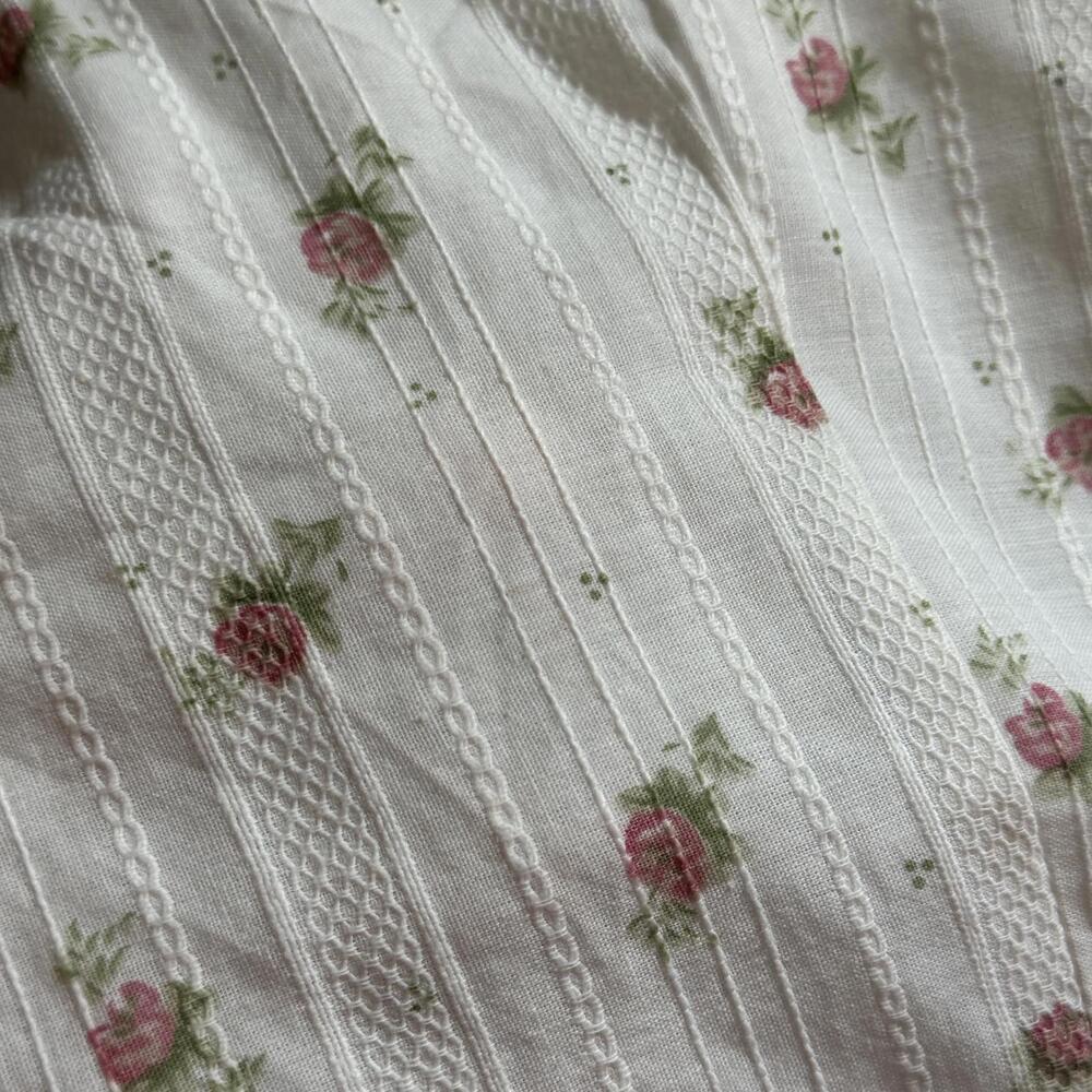 Princess Polly white floral dress with pink lace trim - Picture 6 of 6